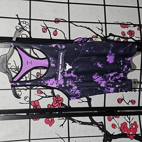 Under Armour Project Rock Mesh Printed Tank Top Shirt Medium NWT - Picture 2 of 9